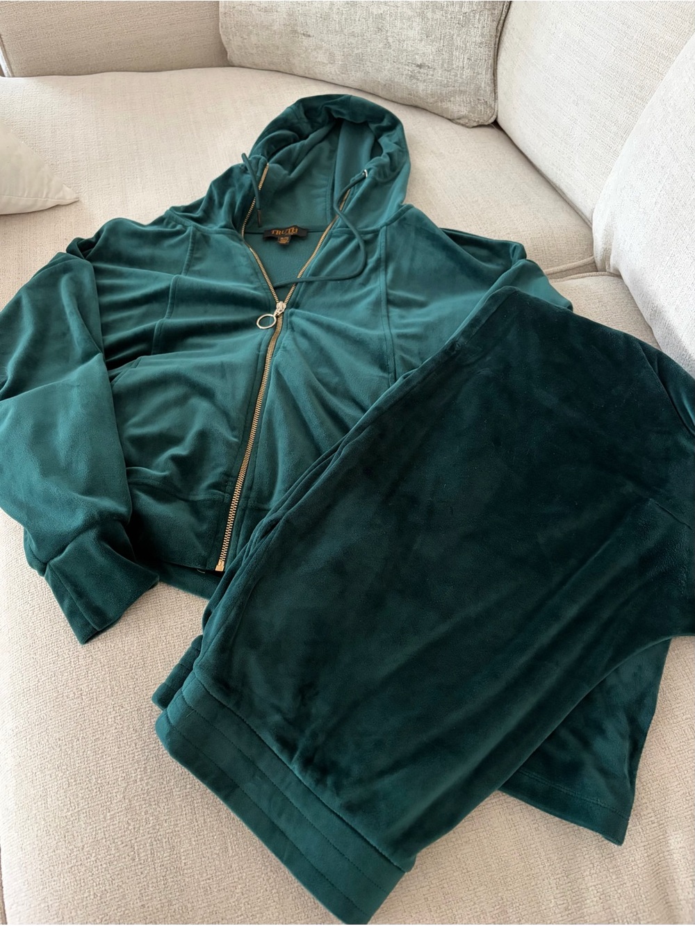 Women’s Velour Zip Hoodie Jacket